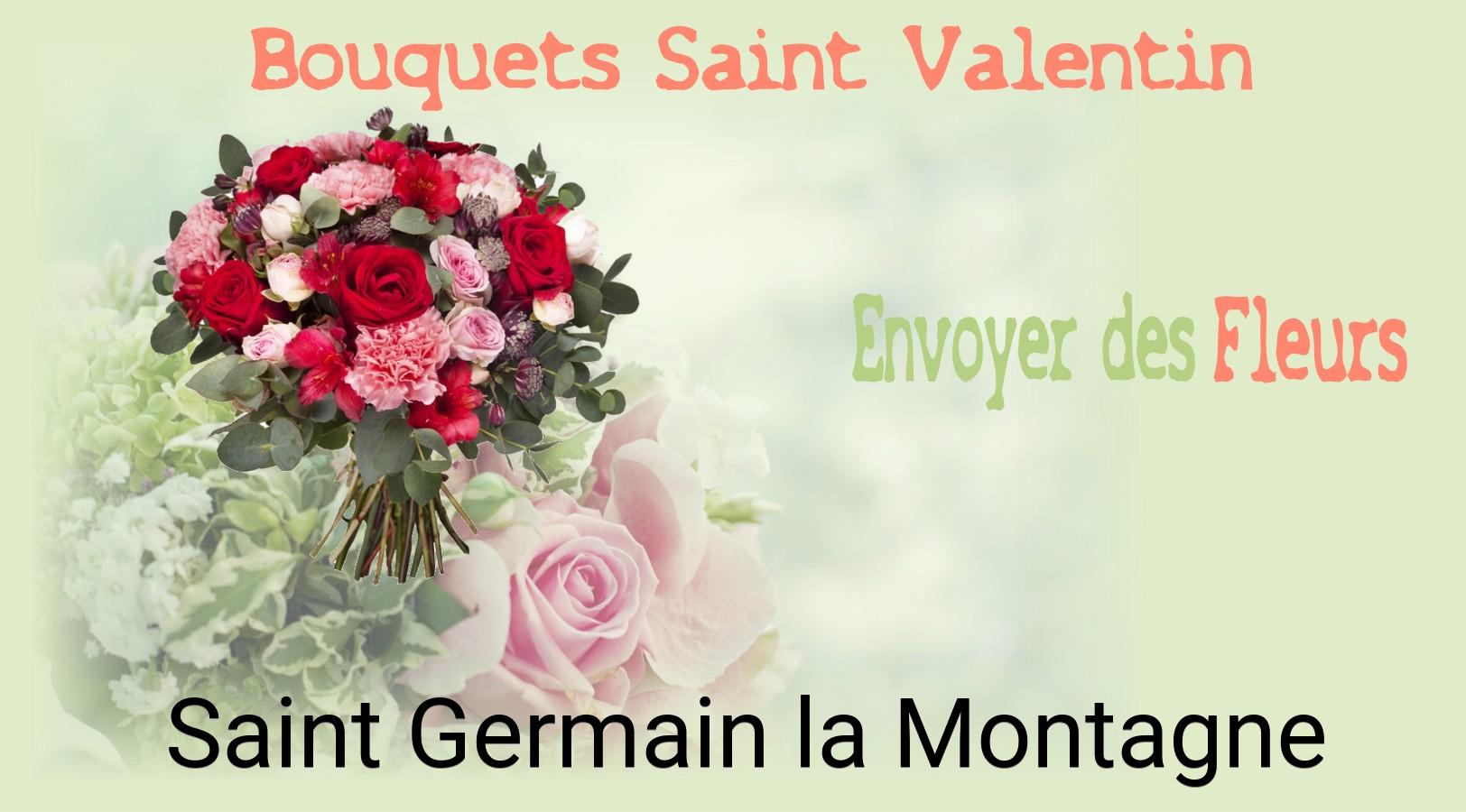 Roses de Saint-Valentin livrées à Saint-Germain-la-Montagne
